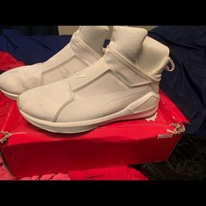Used white Puma fierce bright